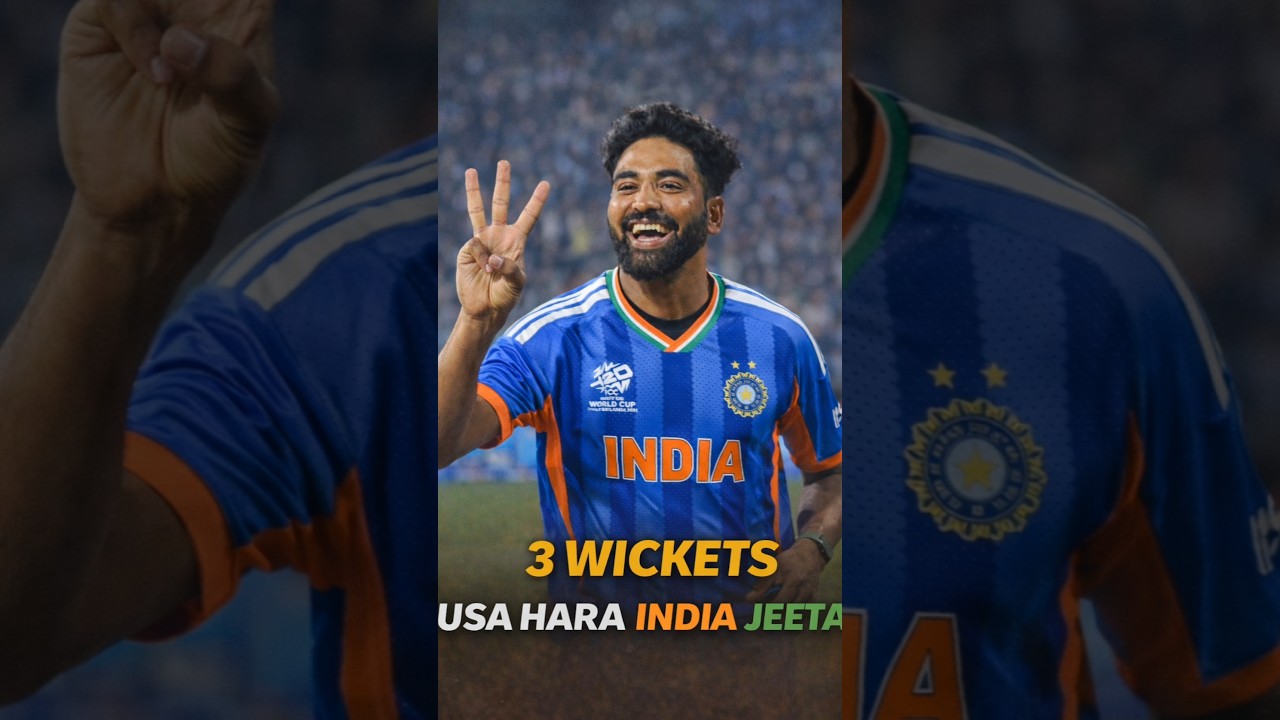 “Siraj’s Unexpected Entry & India’s Big Win vs USA 