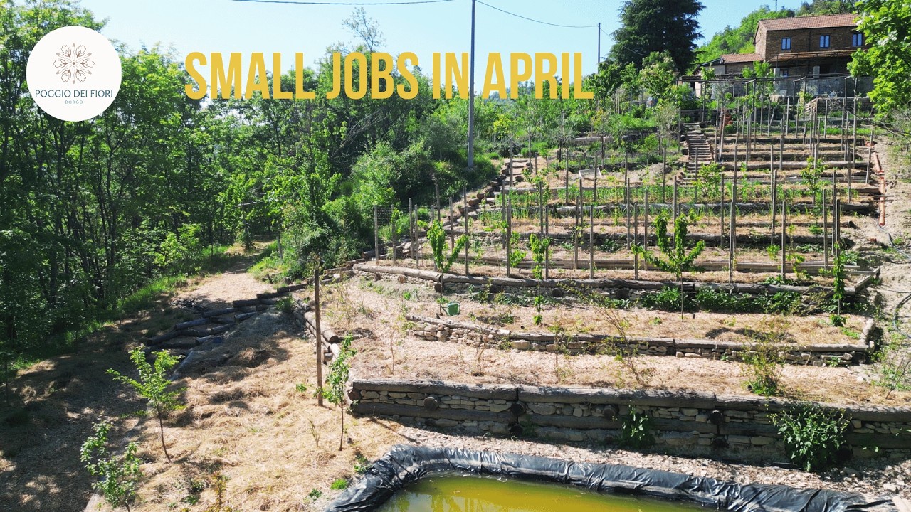 #139 Small jobs in April | Italian Farmhouse Renovation