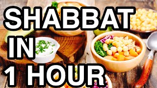 SHABBAT SHALOM part 4 || ONE HOUR SHABBAT MEAL PREP || (main+side+fish+ salads+dafina and desserts)