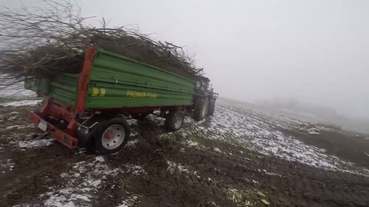 Porządki na nowo zakupionych działkach/ dostawa nawozu i Class arion bez koła :) zaległy vlog