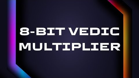 Revolutionizing Computation: 8-Bit Vedic Multiplier Design | Avinya Technology System