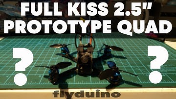2.5" Flyduino KISS prototype quad? (It really flies like a 5" 😱)