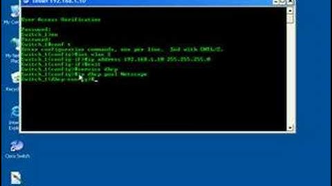 Layer 2 Switch as DHCP Server