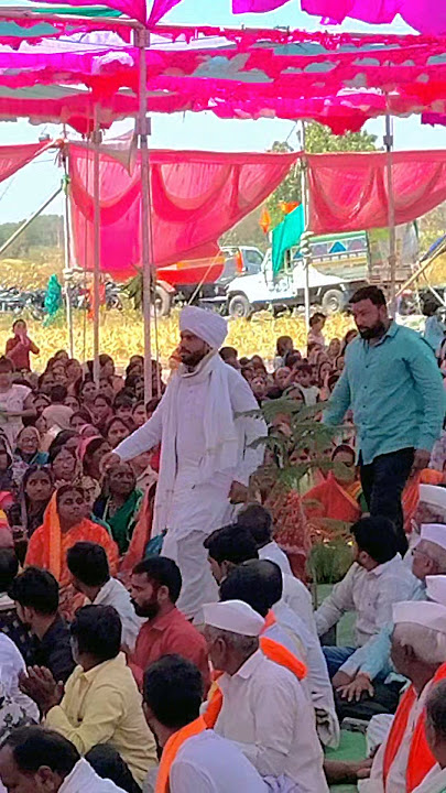 Vishal maharaj khole entry | #pingla #trending #vishalmaharajkhole #faktvarkarihd