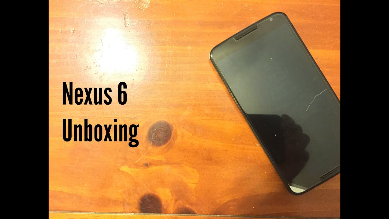 Google Nexus 6 Unboxing