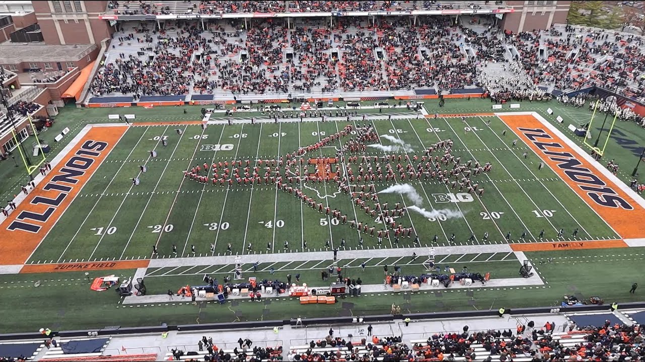 THE ILLINOIS'S BEST MARCHING BAND THE MARCHING ILLINI YouTube