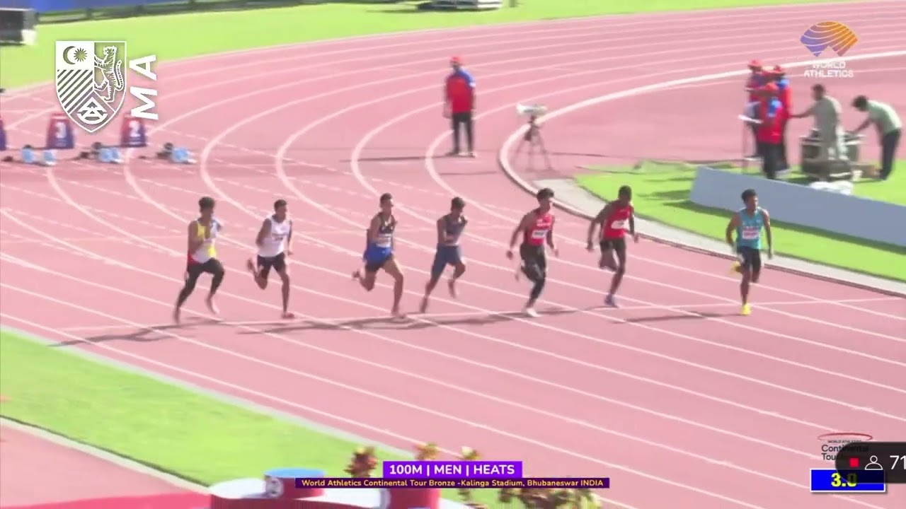 World Athletics Continental Tour Bronze | 100M Lelaki Pusingan 1 Saringan 2