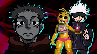 Yuji And Gojo Go To Freddy Fazbears Pizza Original By
