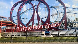 Indiana Beach Triple loop and park update