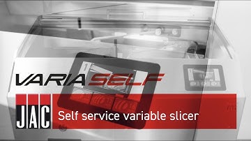 JAC Varia Self service bread slicer the variable slice thickness slicer choice of slice thicknes
