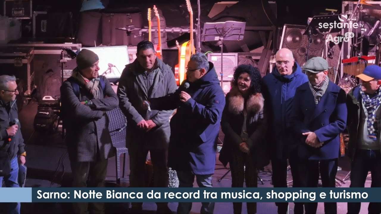 Sarno Notte Bianca da record tra musica, shopping e turismo
