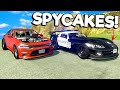 Spycakes chased me in an insane downhill police chase  beamng multiplayer mod gameplay