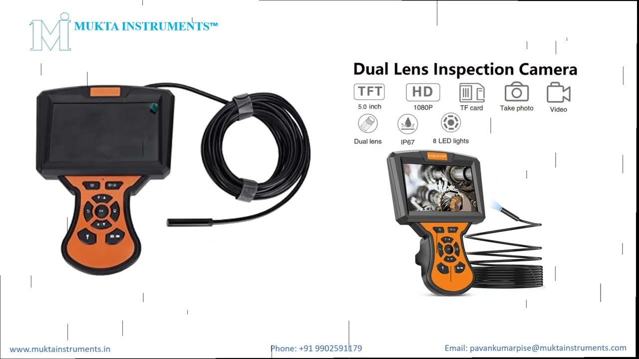 8.5mm HD Borescope 360 Articulation