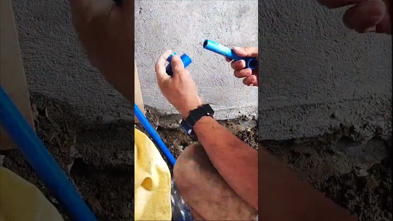 Booster pump installation.