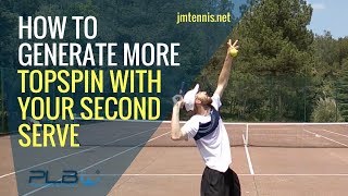 How To Generate More Topspin With Your Second Serve I JM Tennis - Online Tennis Training Programs screenshot 2