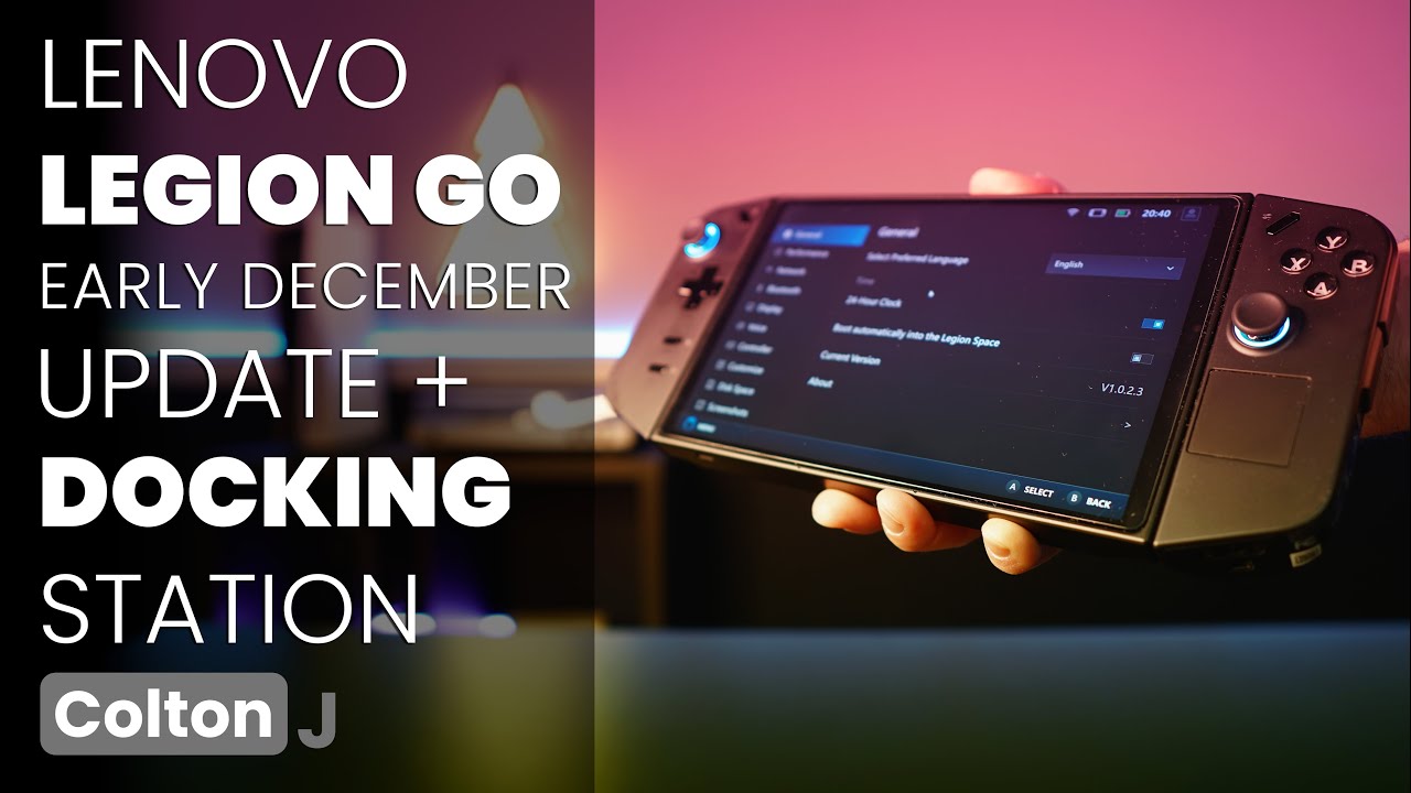 Lenovo Legion Go Early December Update