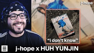 WHAT A BOP! | Reaction to j-hope - i don't know (feat. HUH YUNJIN of LE SSERAFIM)