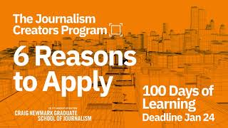 6 Reasons to Apply to the Journalism Creators Program