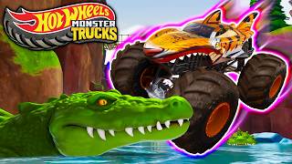 Esse Desafio Tiger Shark Ficou INSANO! | Hot Wheels Monster Trucks