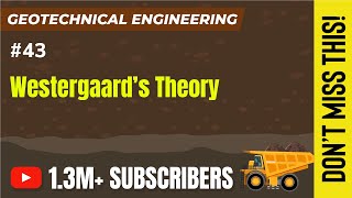 Westergaard's Theory - Stress Distribution in Soils - Foundation Engineering GATE