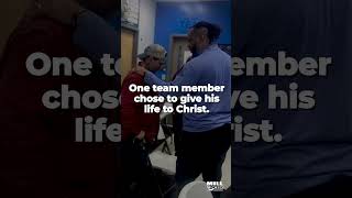 Former NBA Player Inspires Team Member to Give Life to Christ