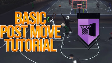 NBA 2K19 BASIC POST MOVES TUTORIAL