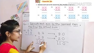 Class - 4  ( Estimating Sum )  Maths
