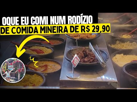 Oque eu comi num rodízio de comida mineira com valor de R$ 29,90 Famoso ...