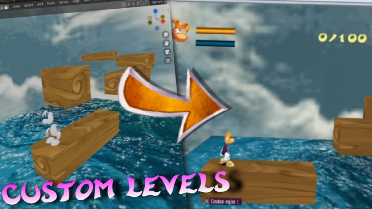 How to make CUSTOM Rayman Raving Rabbids (DS) Levels with the CPA ...