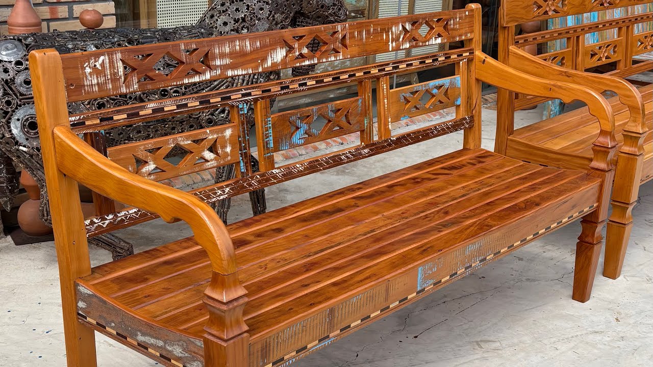 Quem entende de madeira vai pirar nesses bancos 👀