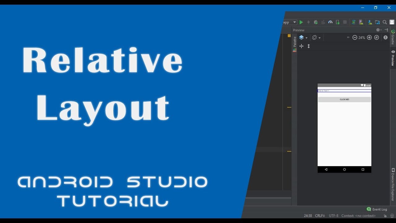 Relative Layout in Android | Android Studio Tutorial - YouTube