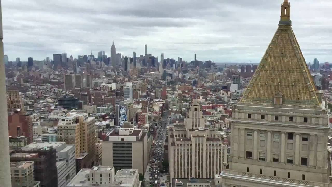 360 Degree View From the Top of the Manhattan Municipal Building!