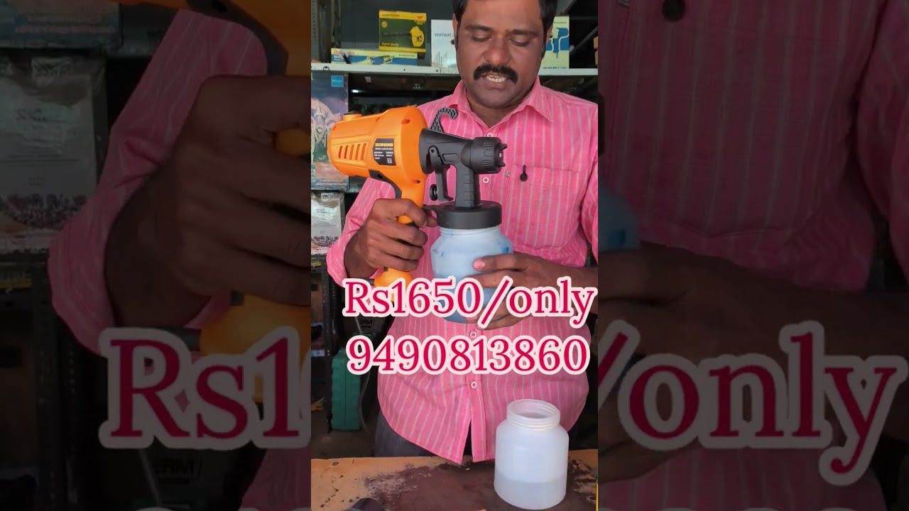 IRONWOO paint spray machine Rs1650/only 9490813860 