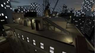 koth_rooftop: Urban King of the Hill Map (Team Fortress 2)