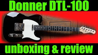 Donner DTL-100 electric guitar kit tests & review - telecaster or tele style electric guitar kit