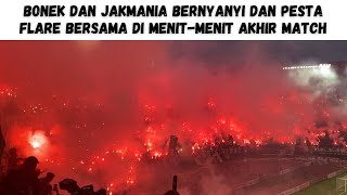 MERINDING!! JAKMANIA DAN BONEK PESTA FLARE DI GBT