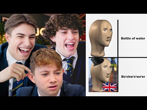 British Highschoolers react to Bri&rsquo;ish Memes