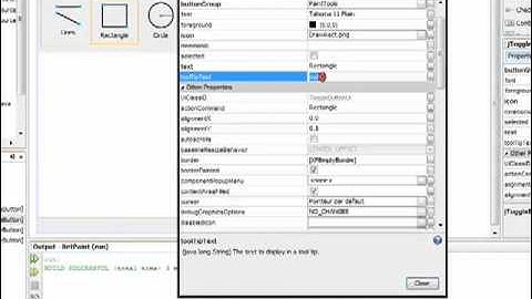 NetBeans BMTutorial 3 tool tip text