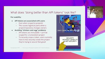 Securing your Package Ecosystem with Trusted Publishing – William Woodruff | PackagingCon 2023