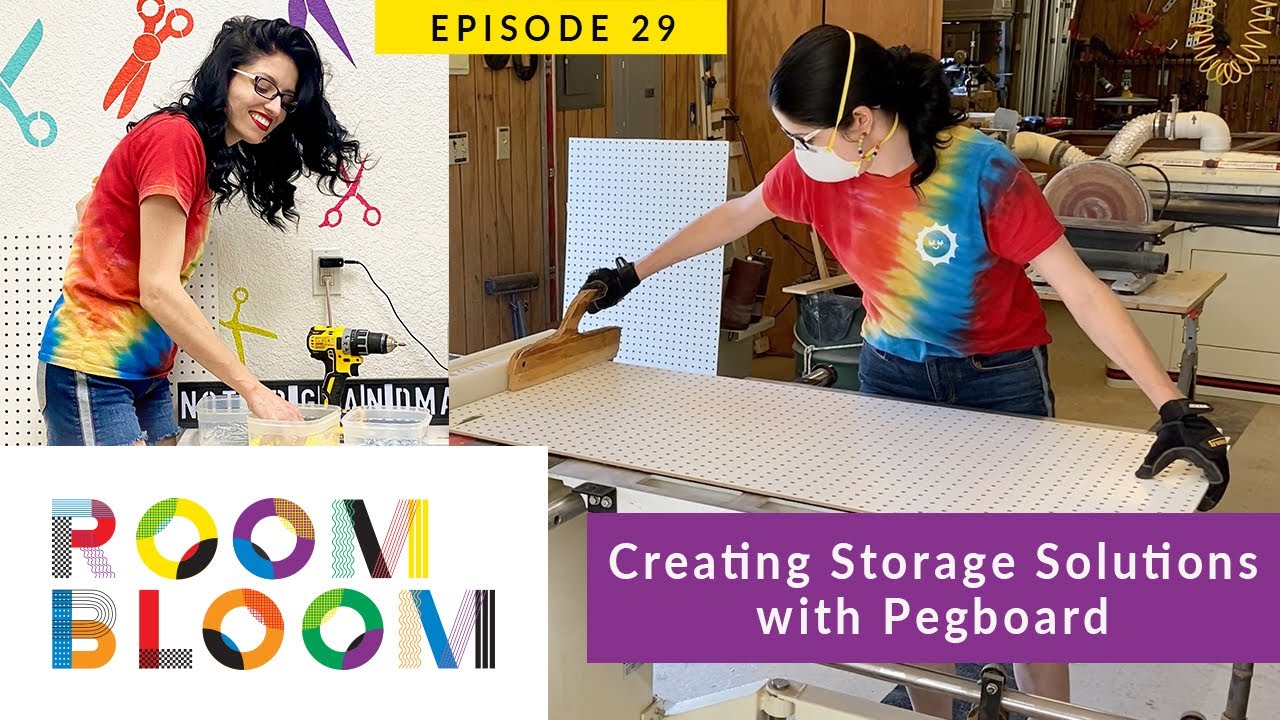 Creating Storage Solutions with Pegboard | Room Bloom