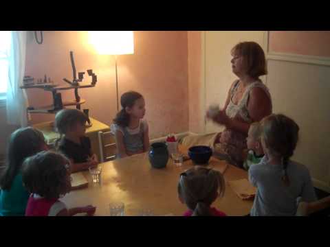 Great Oak School - Inspired by Waldorf Education in North Houston:: Making Butter!