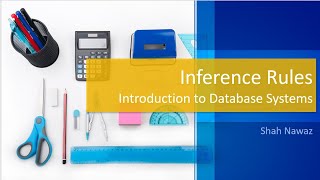 Inference Rules - Armstrong's axioms - DBMS [Urdu / Hindi]