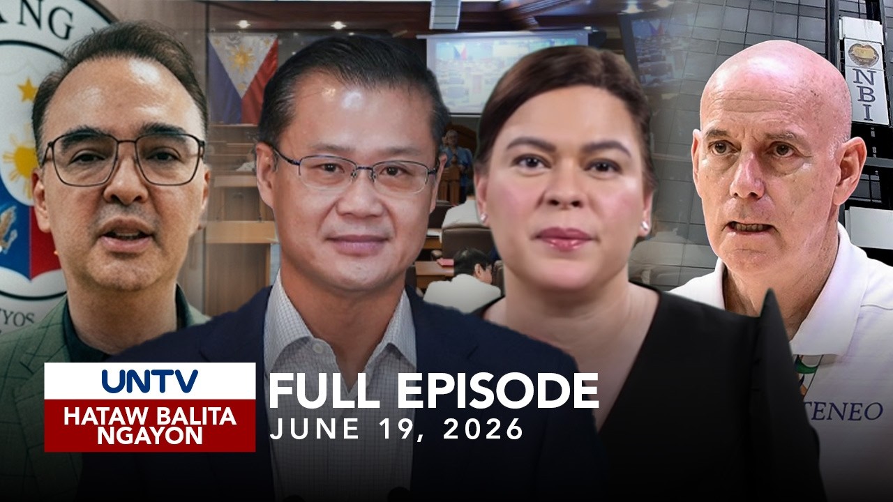 UNTV: Hataw Balita Ngayon | June 19, 2026