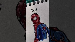 Drawing spiderman in different version #drawing #shorts #spiderman #roblox #art Update