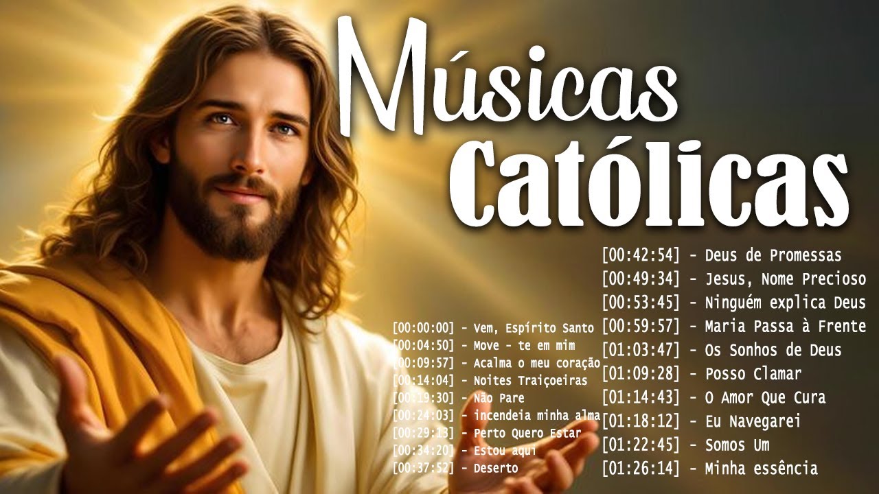 2025 ENTREGA TUA VIDA A DEUS 🙏 LOUVOR CATÓLICO COM LETRA – MÚSICAS DE FÉ E ESPERANÇA