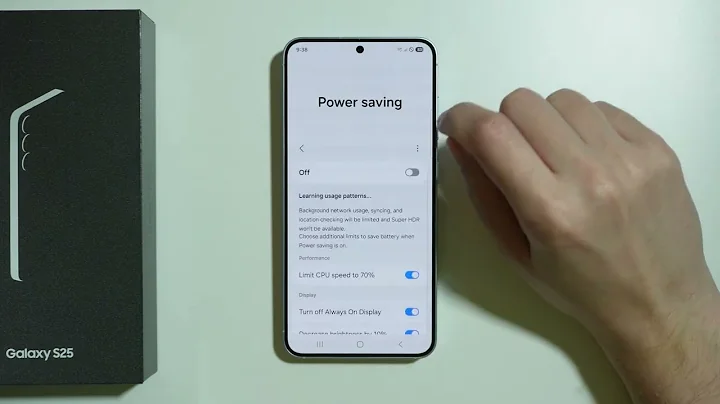 Samsung Galaxy S25: How to Turn ON/OFF Battery Saver Power (Saving Mode)