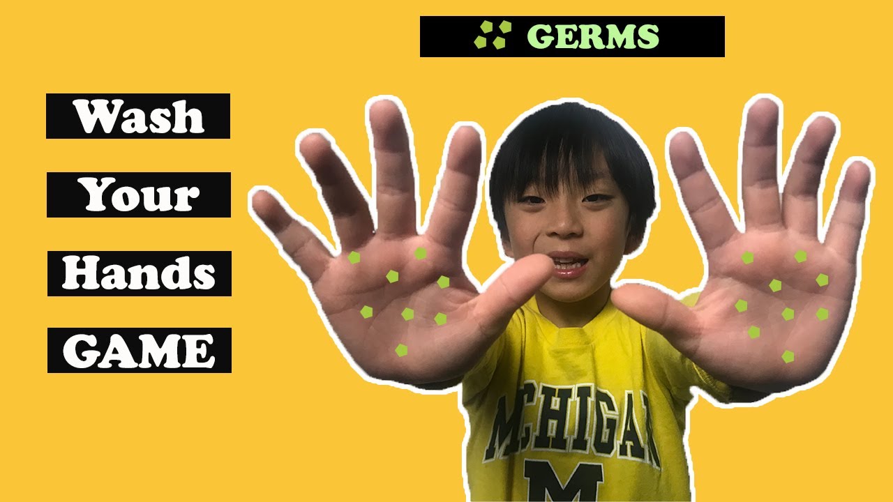 WASH YOUR HANDS Game for KIDS | Lets slow down Coronavirus and also the normal FLU and COLD!