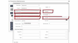 Adding a Preventive Maintenance Schedule Record - SOMAX CMMS Tutorials