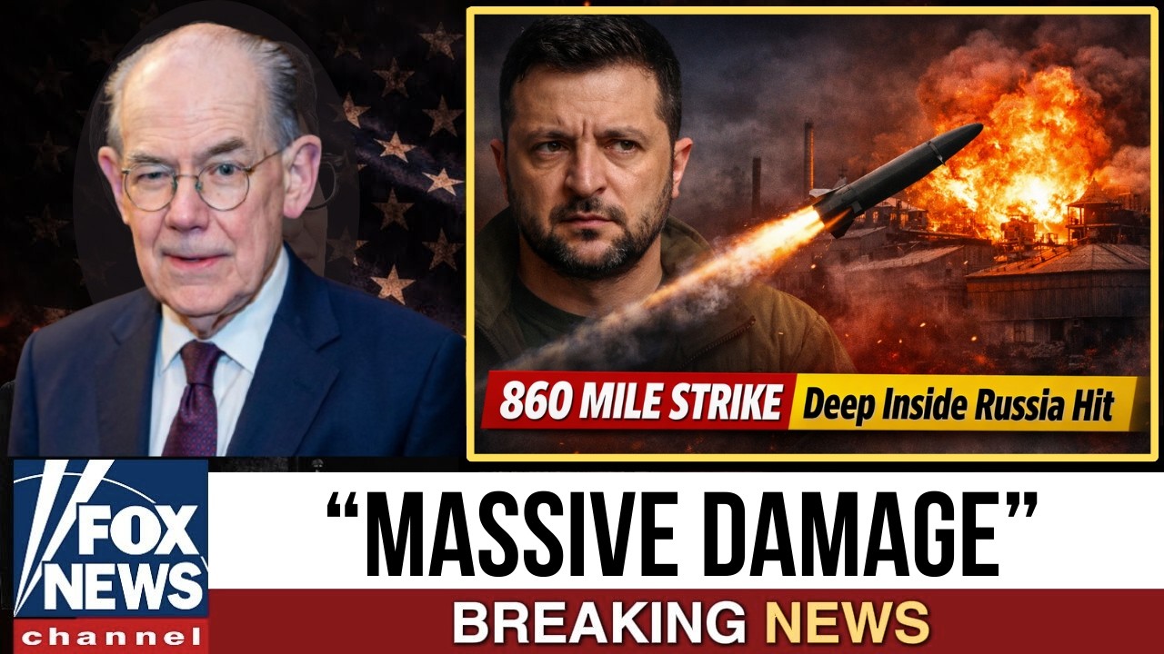 Ukraine's 860-Mile Missile Hits Russia's Secret Factory