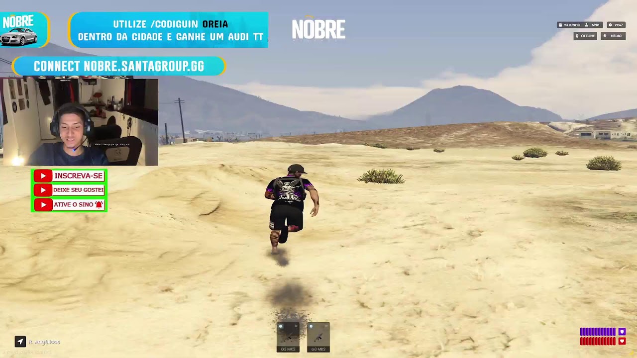 LIVE AO VIVO (EM 2K) CIDADE NOBRE [ GTA5 RP ]+18 - YouTube
